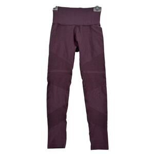 Athleta Aurora Rib 7/8 Tights Size‎ XS Dusty Purple Athletic Legging Yoga